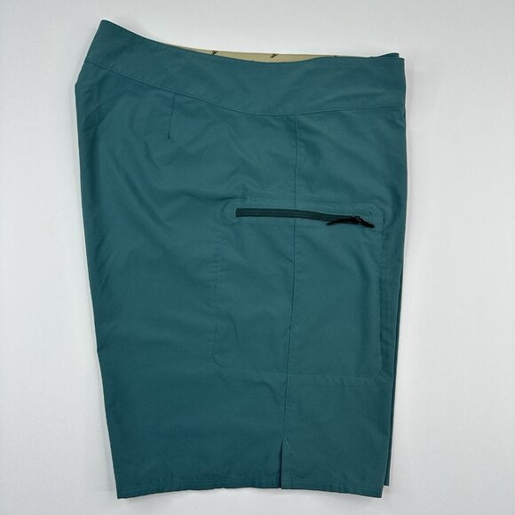Patagonia Men's Teal Resortwear Swim Trunk Boardshort W35.25/L9 - Picture 3 of 16